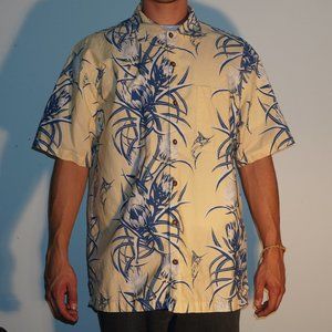 AFICO BLUEWATER Short Sleeve Hawaiian Marlin